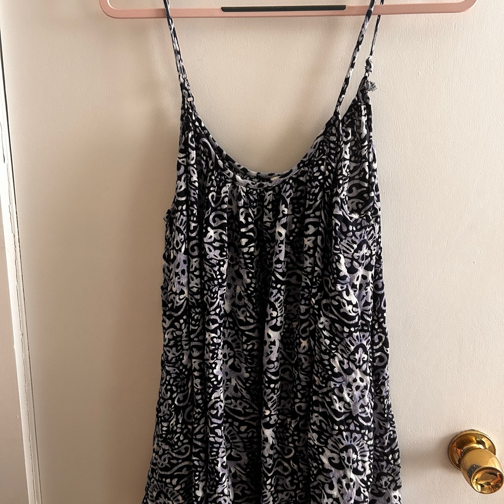 Forever 21 Silver Sleeveless Camisole with Spaghetti Straps